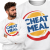 BLUZA NA SIŁOWNIĘ  CHEAT MEAL BIAŁA
